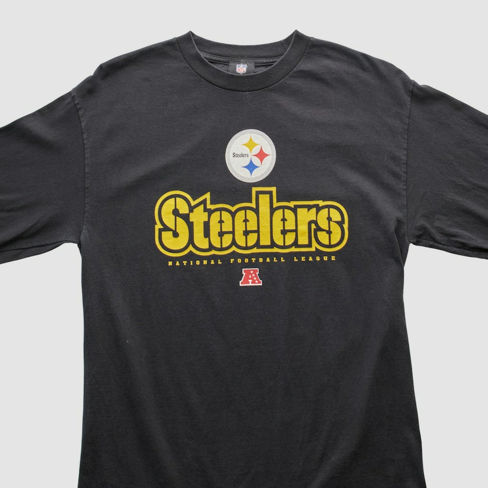 Fanatics Pittsburgh Steelers NFL 2010s Long Sleeve T-shirt Black Vintage