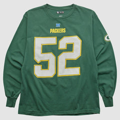 Fanatics Green Bay Packers NFL 2010s Long Sleeve T-shirt Green Vintage