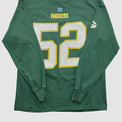 Fanatics Green Bay Packers NFL 2010s Long Sleeve T-shirt Green Vintage
