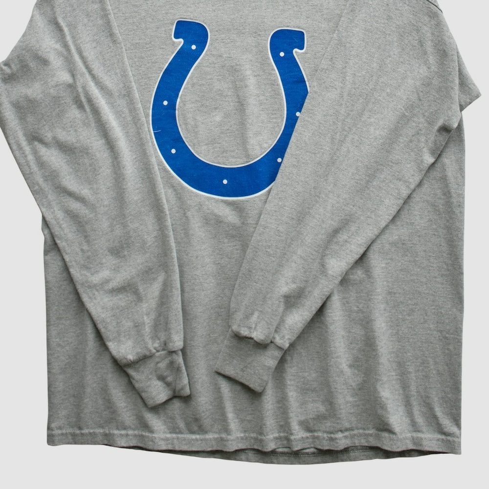 Fanatics Indianapolis Colts 2000s Long Sleeve T-shirt Heather Gray Vintage