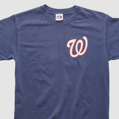Washington Nationals Majestic 2010s T-shirt - Navy - XVintage - Fanatics Discount