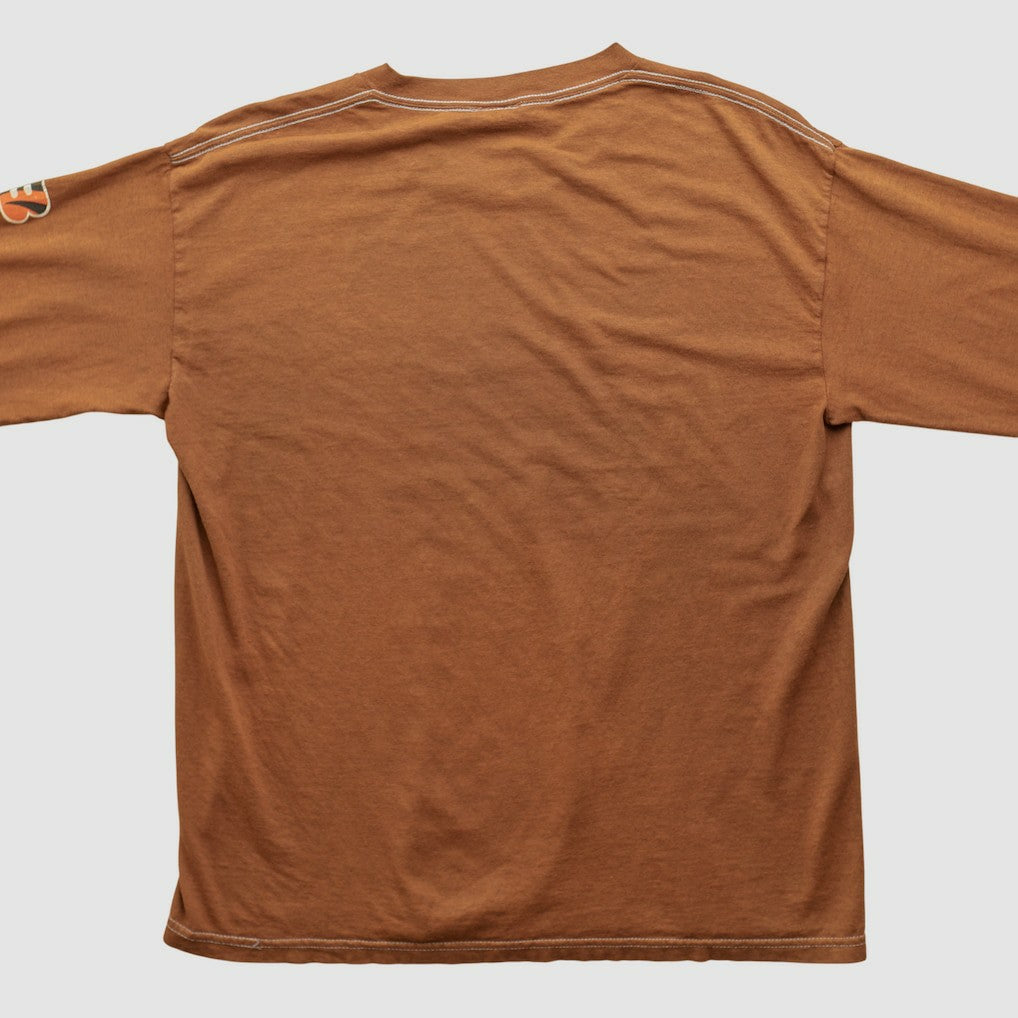 Fanatics Cincinnati Bengals 2000s Long Sleeve T-shirt Brown Vintage