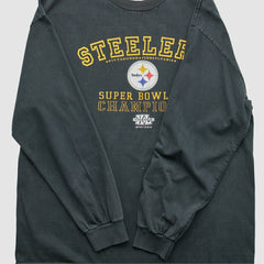 Fanatics Pittsburgh Steelers Alstyle 2006 Long Sleeve T-shirt Black Vintage
