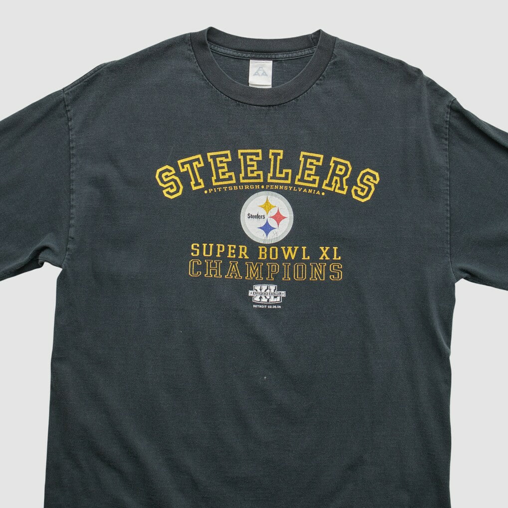 Fanatics Pittsburgh Steelers Alstyle 2006 Long Sleeve T-shirt Black Vintage