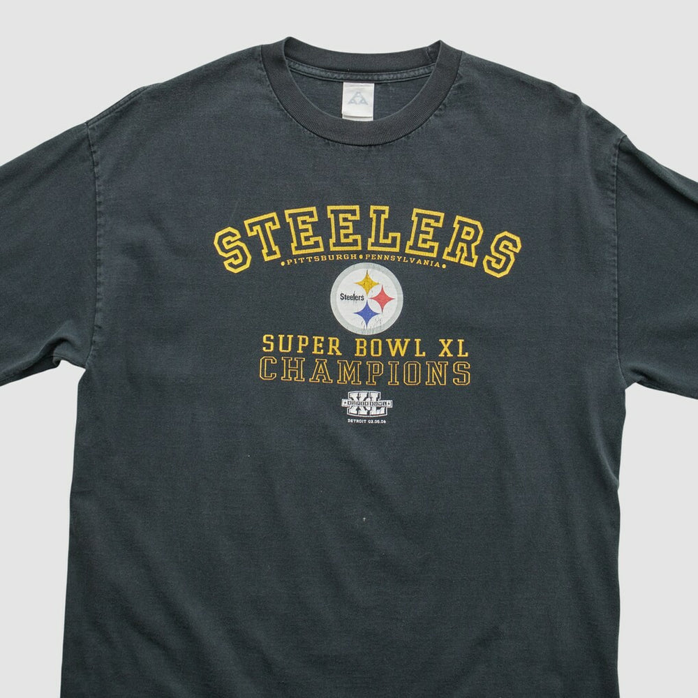 Fanatics Pittsburgh Steelers Alstyle 2006 Long Sleeve T-shirt Black Vintage