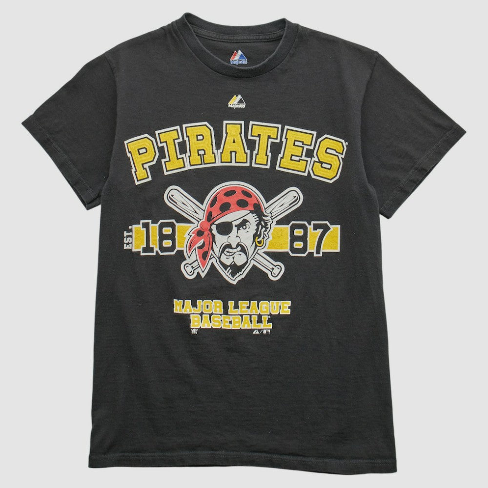 Pittsburgh Pirates Majestic 2000s T-shirt - Black - XXVintage - Fanatics Online