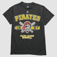 Pittsburgh Pirates Majestic 2000s T-shirt - Black - XXVintage - Fanatics Online