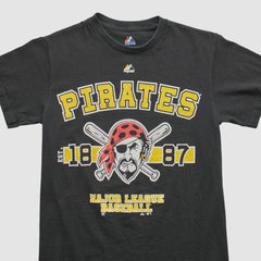 Pittsburgh Pirates Majestic 2000s T-shirt - Black - XXVintage - Fanatics Online