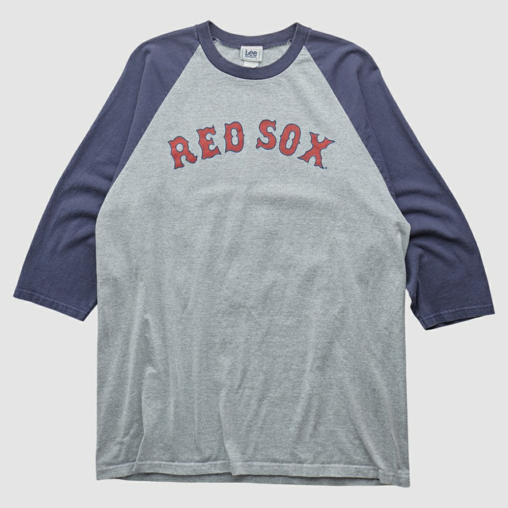 Boston Red Sox Lee Apparel 2000s T-shirt - Heather Gray - XVintage - Fanatics Discount