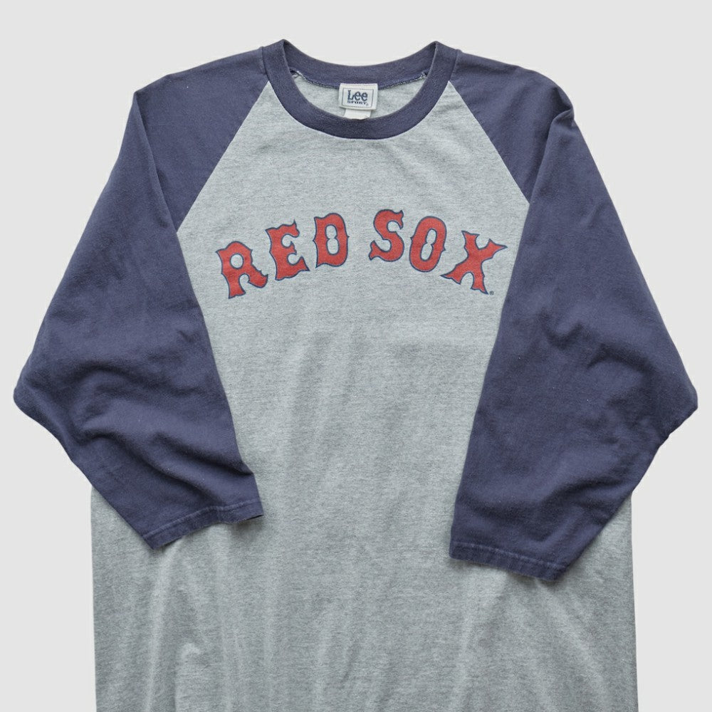 Boston Red Sox Lee Apparel 2000s T-shirt - Heather Gray - XVintage - Fanatics Discount