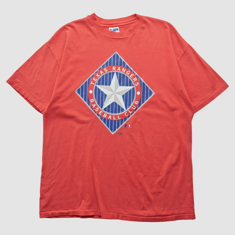 Texas Rangers Hanes 90s T-shirt - Red - Vintage - Fanatics on Sale