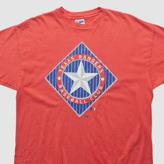 Texas Rangers Hanes 90s T-shirt - Red - Vintage - Fanatics on Sale