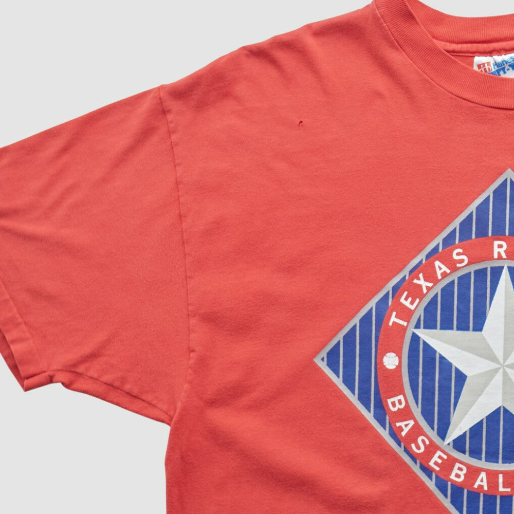 Texas Rangers Hanes 90s T-shirt - Red - Vintage - Fanatics on Sale