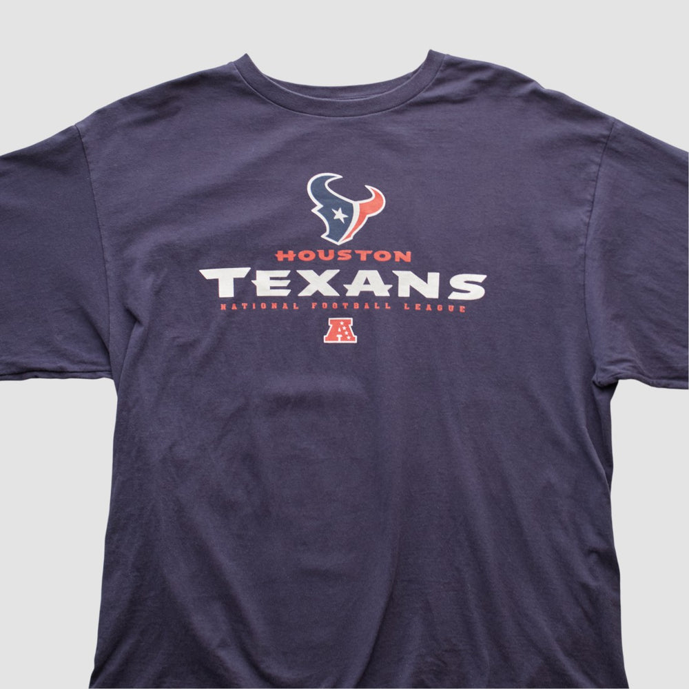 Fanatics Houston Texans NFL 2000s Long Sleeve T-shirt Navy Vintage