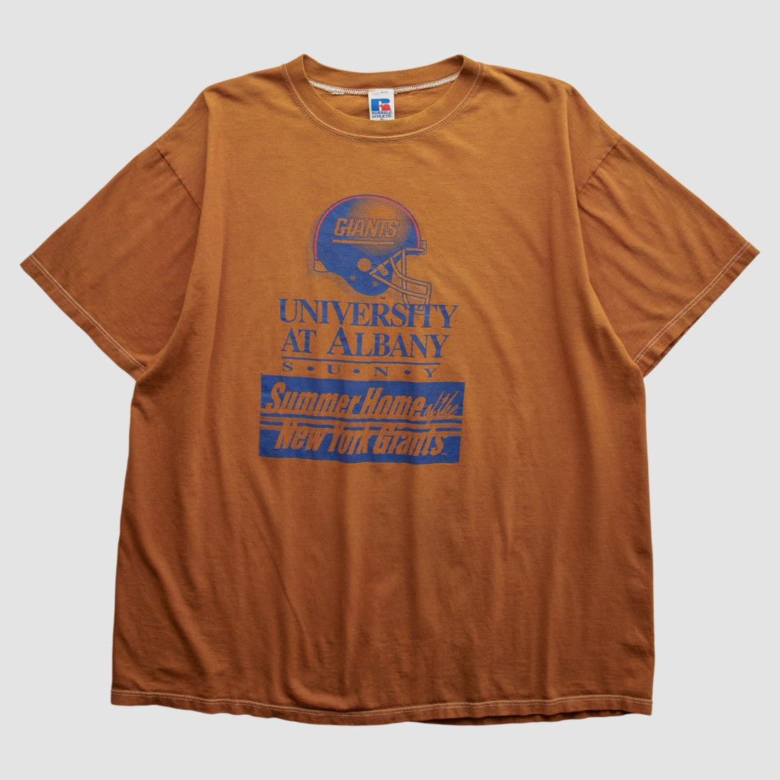 Fanatics New York Giants Russell 90s T-shirt Orange Vintage