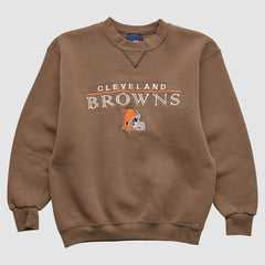 Fanatics Cleveland Browns Pro Player 2000s Pullover Sweatshirt Brown Vintage