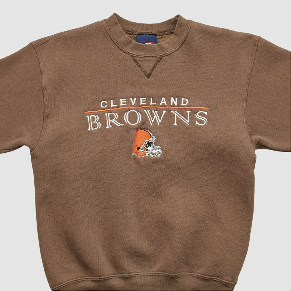 Fanatics Cleveland Browns Pro Player 2000s Pullover Sweatshirt Brown Vintage