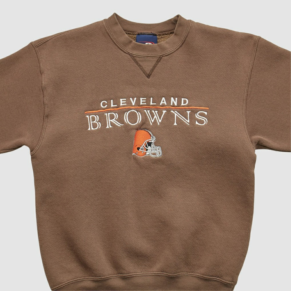 Fanatics Cleveland Browns Pro Player 2000s Pullover Sweatshirt Brown Vintage