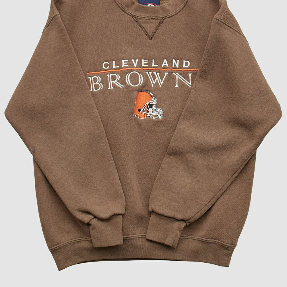 Fanatics Cleveland Browns Pro Player 2000s Pullover Sweatshirt Brown Vintage
