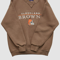 Fanatics Cleveland Browns Pro Player 2000s Pullover Sweatshirt Brown Vintage