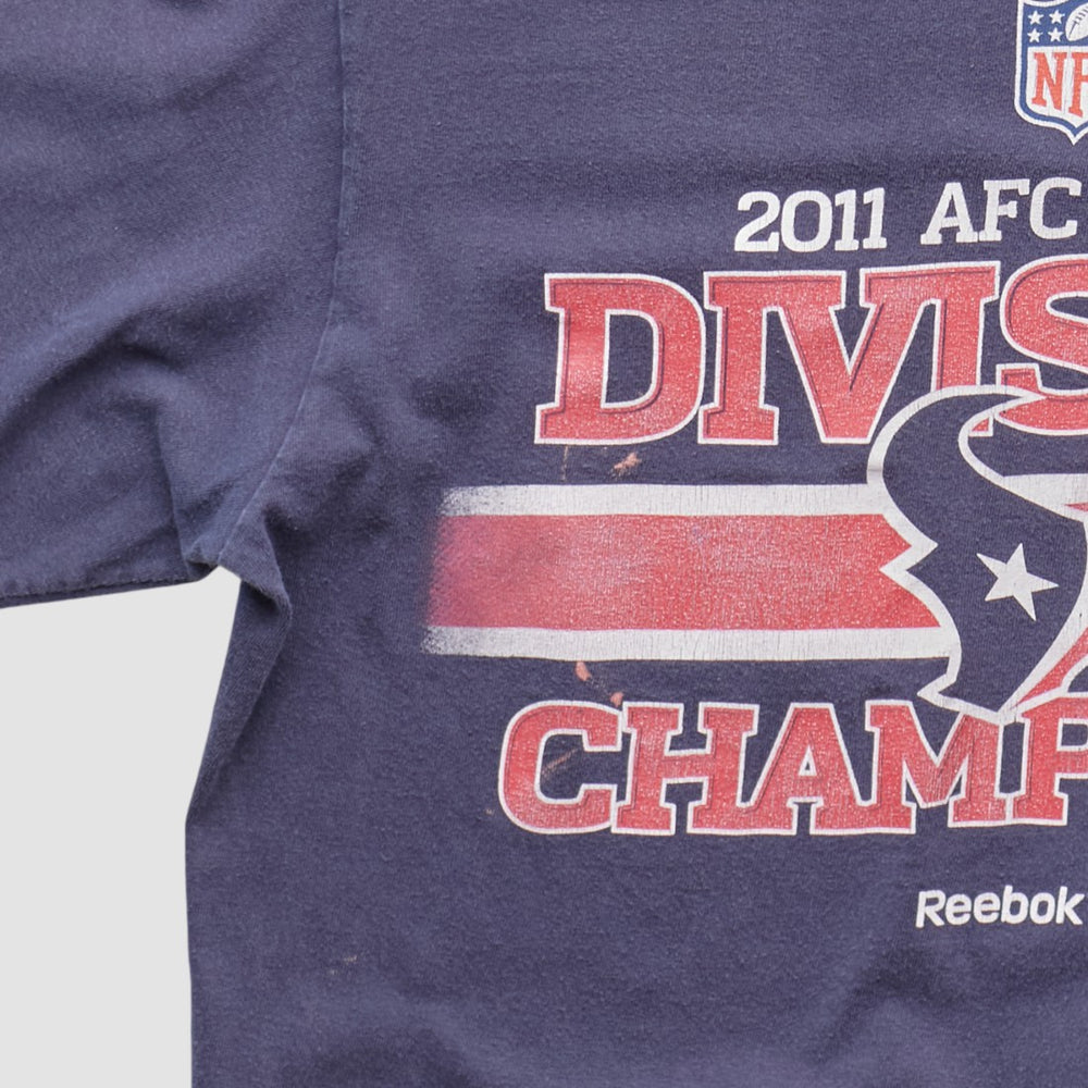 Fanatics Houston Texans Reebok 2011 Long Sleeve T-shirt Navy Vintage