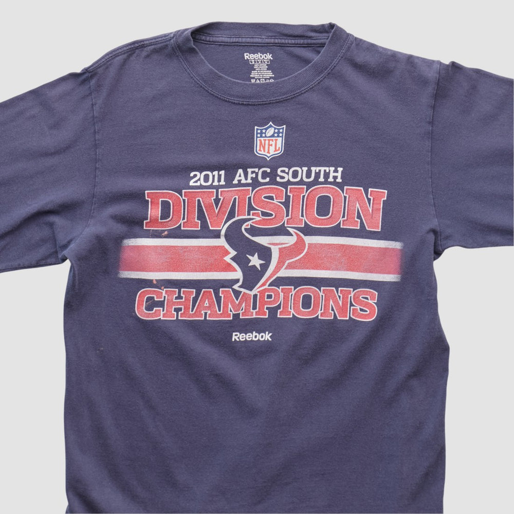 Fanatics Houston Texans Reebok 2011 Long Sleeve T-shirt Navy Vintage