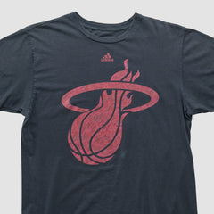 Miami Heat 2010s T-shirt Navy Vintage | Adidas Near Me