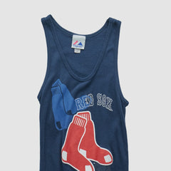 Boston Red Sox Majestic 2010s Tank - Navy - XVintage - Fanatics Lifestyle