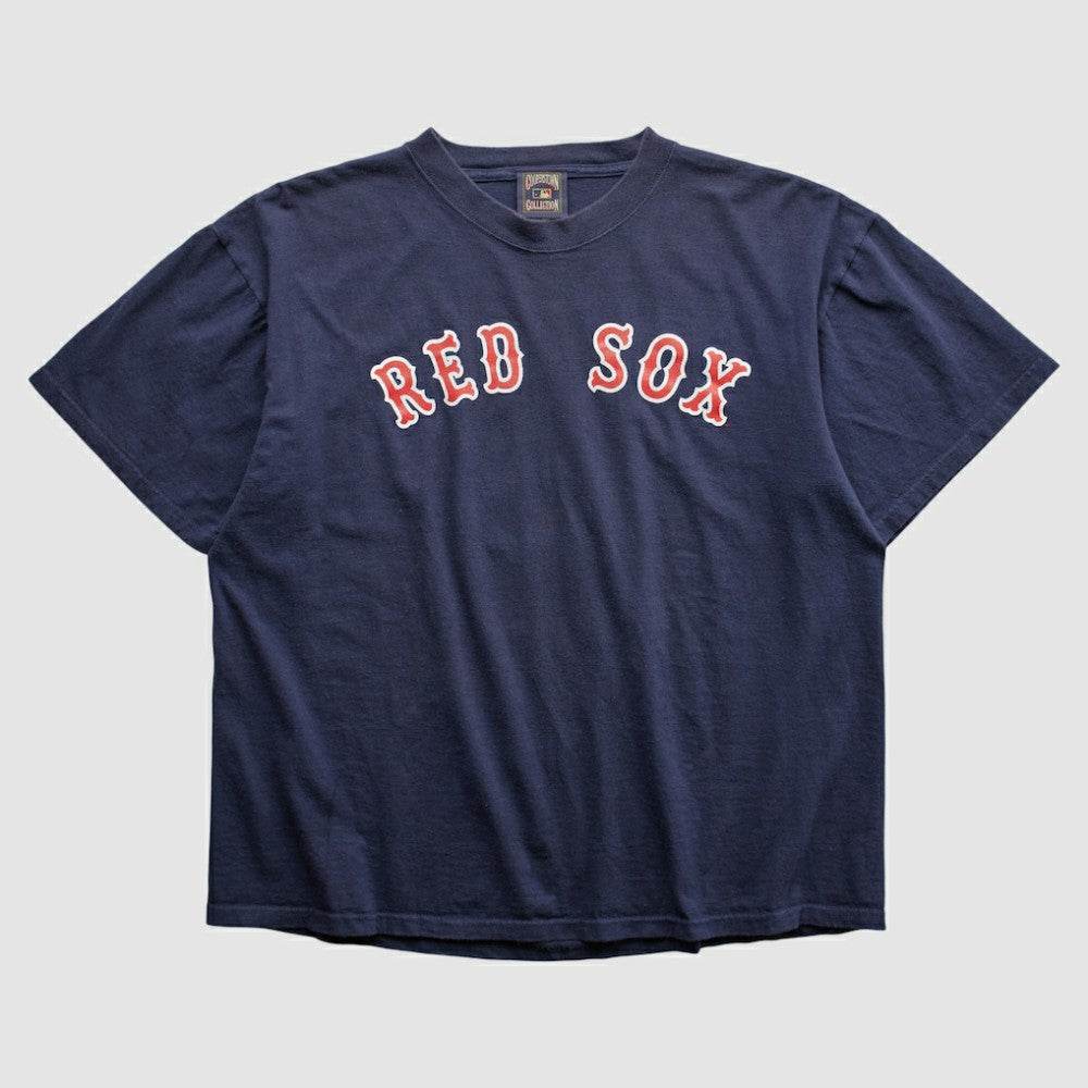 Boston Red Sox Majestic 2000s T-shirt - Navy - Vintage - Fanatics Discount