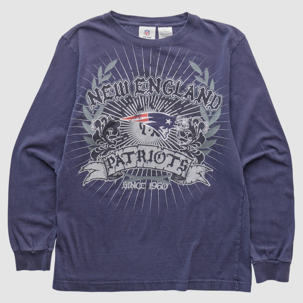 Fanatics New England Patriots NFL Pro Line 2010s Long Sleeve T-shirt Navy Vintage