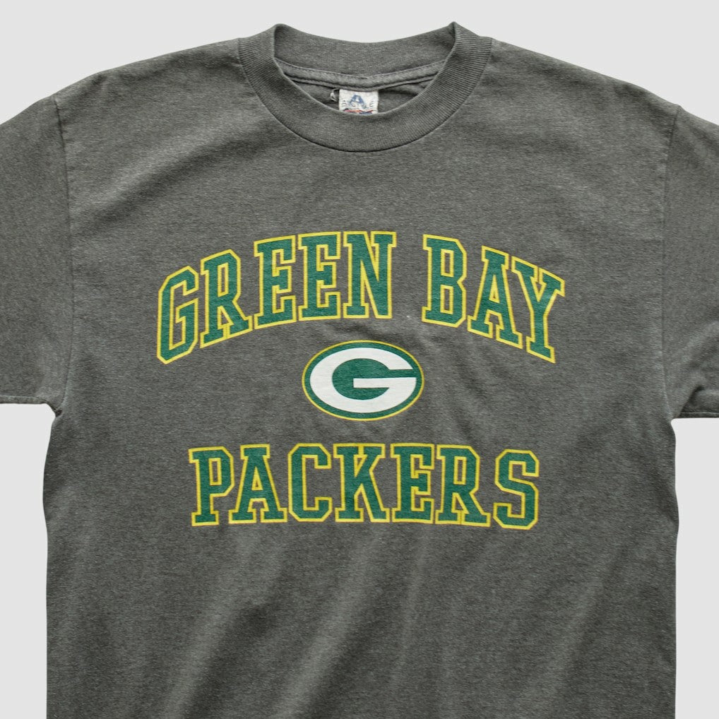 Fanatics Green Bay Packers Alstyle 2010s T-shirt Dark Heather Gray Vintage