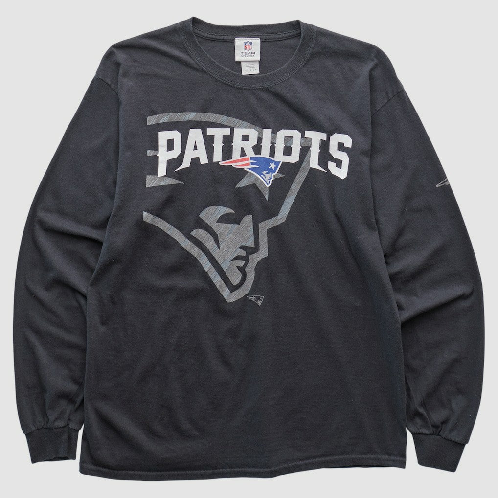 Fanatics New England Patriots NFL 2010s Long Sleeve T-shirt Black Vintage
