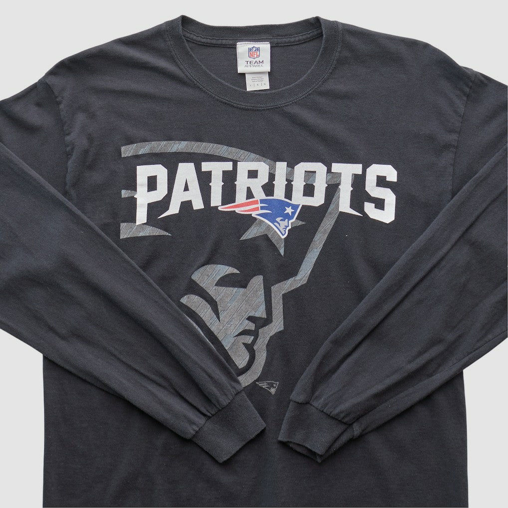 Fanatics New England Patriots NFL 2010s Long Sleeve T-shirt Black Vintage