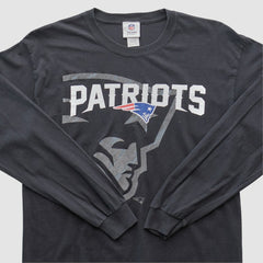 Fanatics New England Patriots NFL 2010s Long Sleeve T-shirt Black Vintage