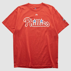 Philadelphia Phillies Majestic 2010s T-shirt - Red - Vintage - Fanatics Sale