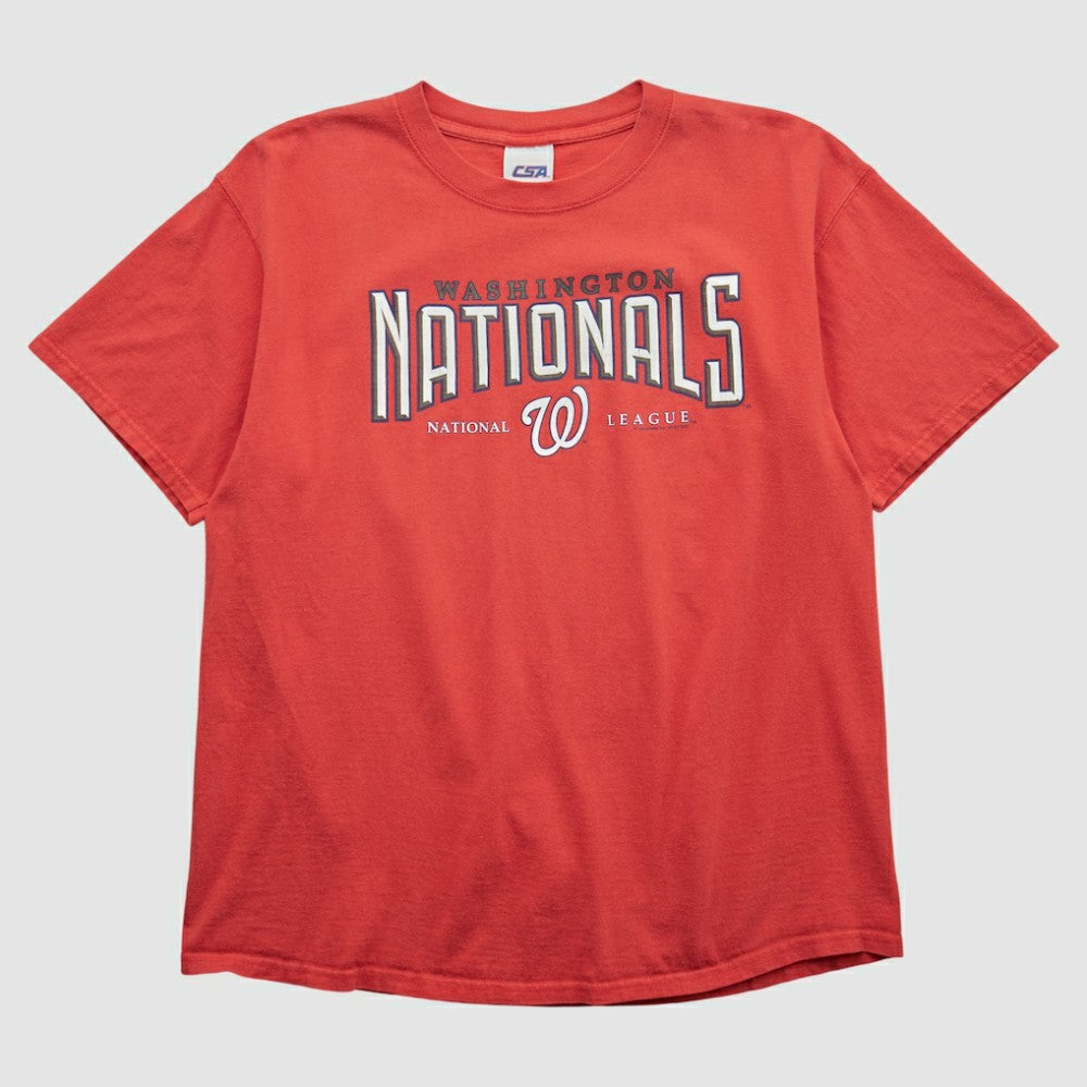 Washington Nationals CSA 2000s T-shirt - Red - Vintage - Fanatics Online
