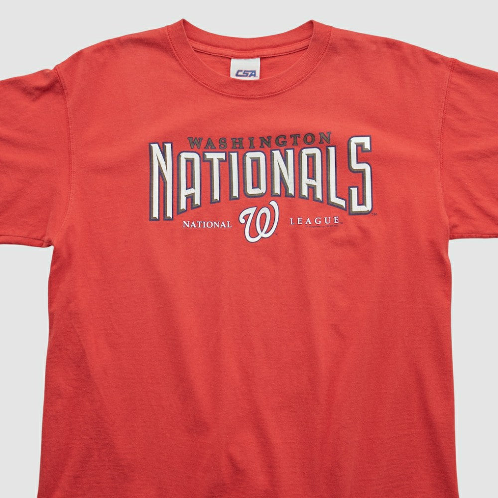 Washington Nationals CSA 2000s T-shirt - Red - Vintage - Fanatics Online