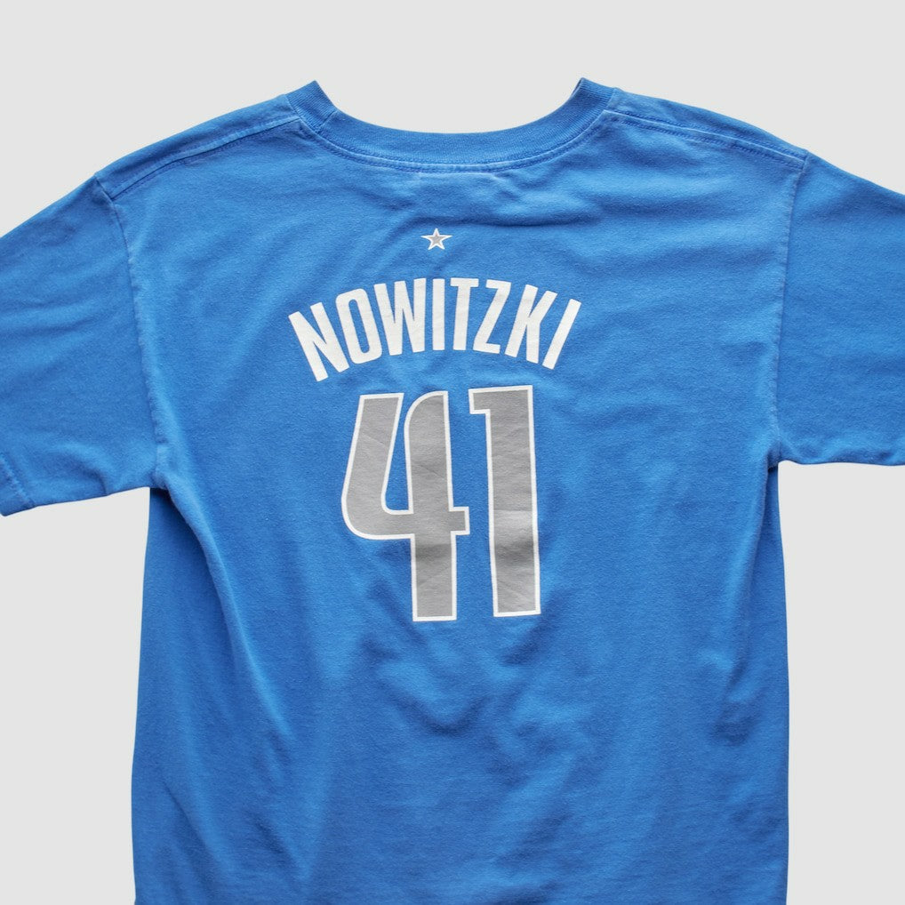 Dallas Mavericks 2010s T-shirt for sale Blue Vintage | Adidas outlet