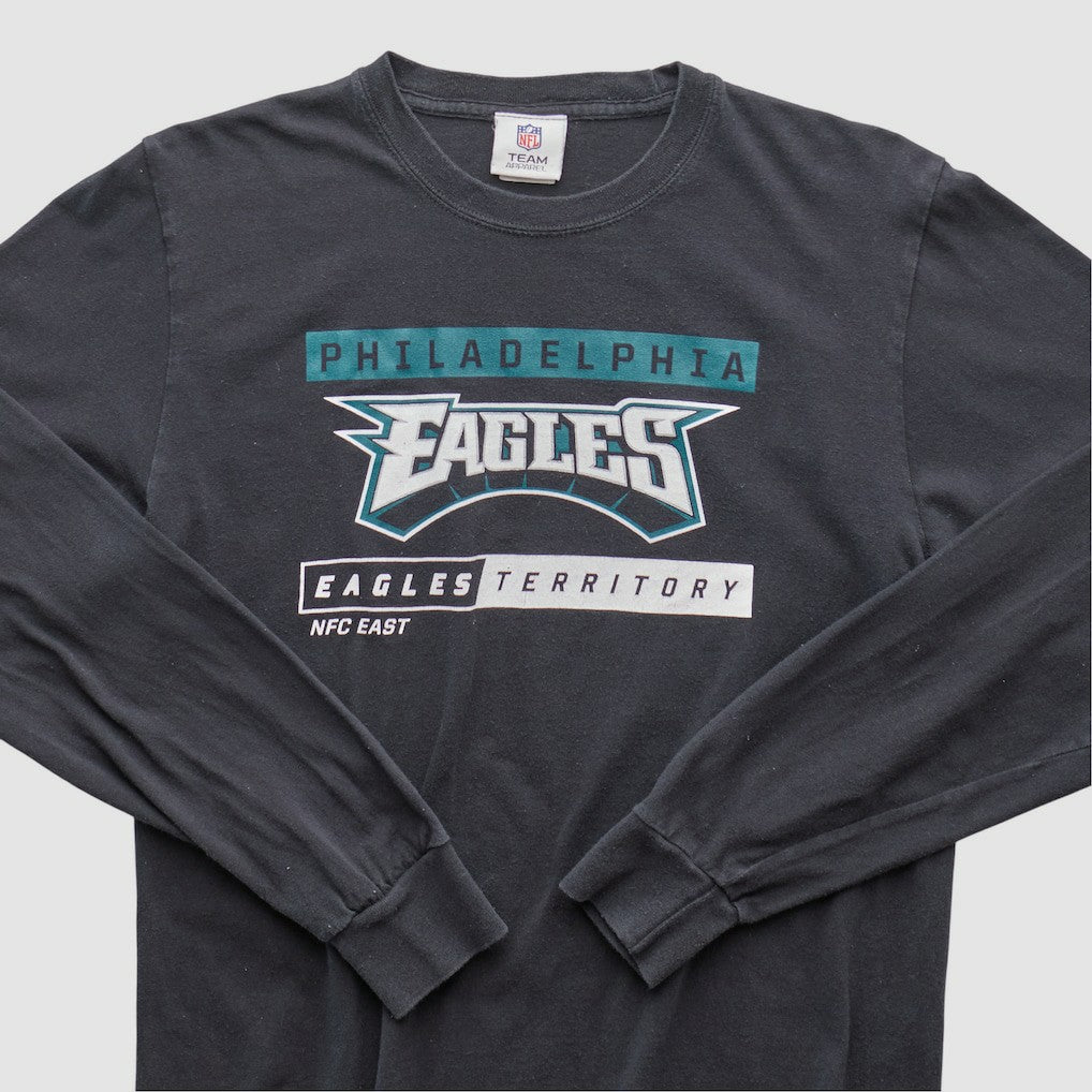 Fanatics Philadelphia Eagles NFL 2010s Long Sleeve T-shirt Black Vintage