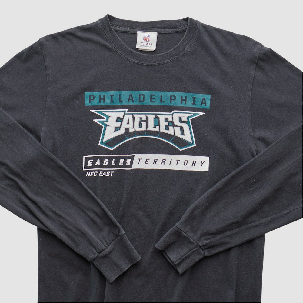 Fanatics Philadelphia Eagles NFL 2010s Long Sleeve T-shirt Black Vintage