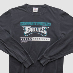 Fanatics Philadelphia Eagles NFL 2010s Long Sleeve T-shirt Black Vintage