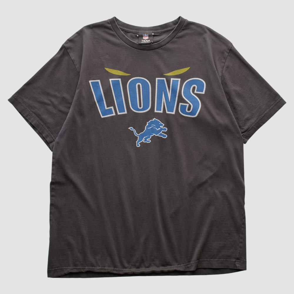 Fanatics Detroit Lions Team Edition Apparel 2010s T-shirt Charcoal Vintage