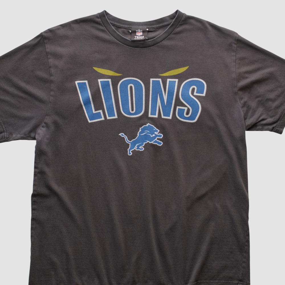 Fanatics Detroit Lions Team Edition Apparel 2010s T-shirt Charcoal Vintage
