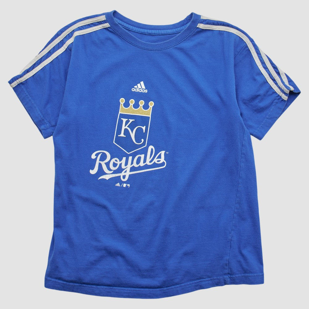 Kansas City Royals Adidas 2000s T-shirt - Blue - XVintage - Fanatics on Sale
