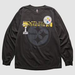 Fanatics Pittsburgh Steelers NFL 2011 Long Sleeve T-shirt Black Vintage