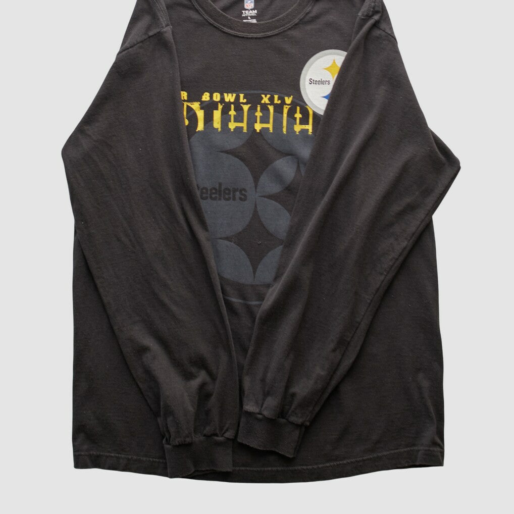 Fanatics Pittsburgh Steelers NFL 2011 Long Sleeve T-shirt Black Vintage