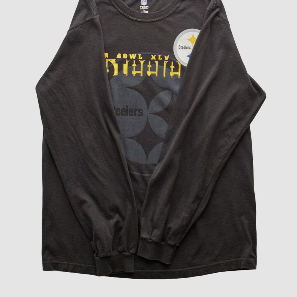 Fanatics Pittsburgh Steelers NFL 2011 Long Sleeve T-shirt Black Vintage