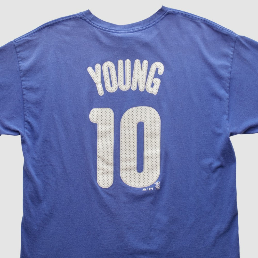 Philadelphia Phillies Majestic 2010s T-shirt - Blue - Vintage - Fanatics on Sale