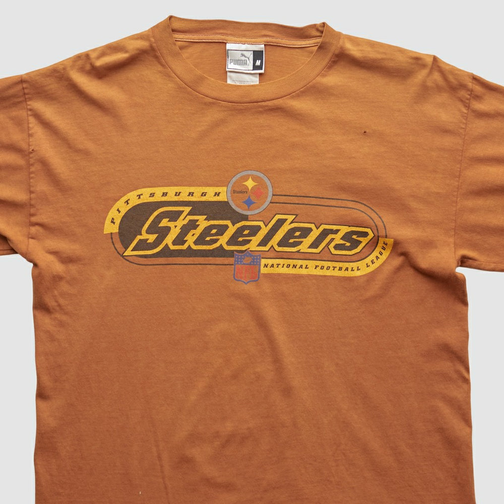 Fanatics Pittsburgh Steelers 2000s Long Sleeve T-shirt Brown Vintage
