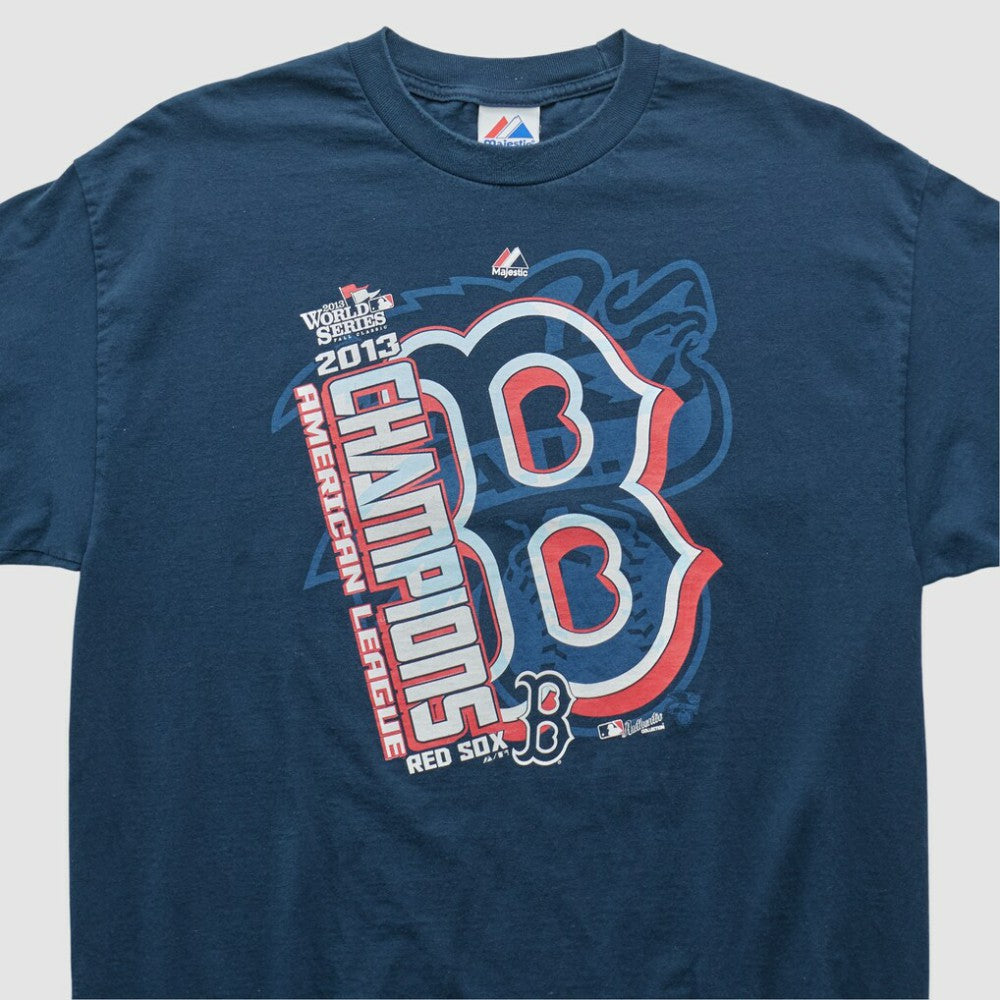 Boston Red Sox Majestic 2013 T-shirt - Navy - Vintage - Fanatics Sale